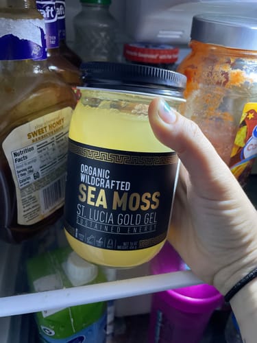 Customer photo review of St Lucia Gold Sea Moss Gel