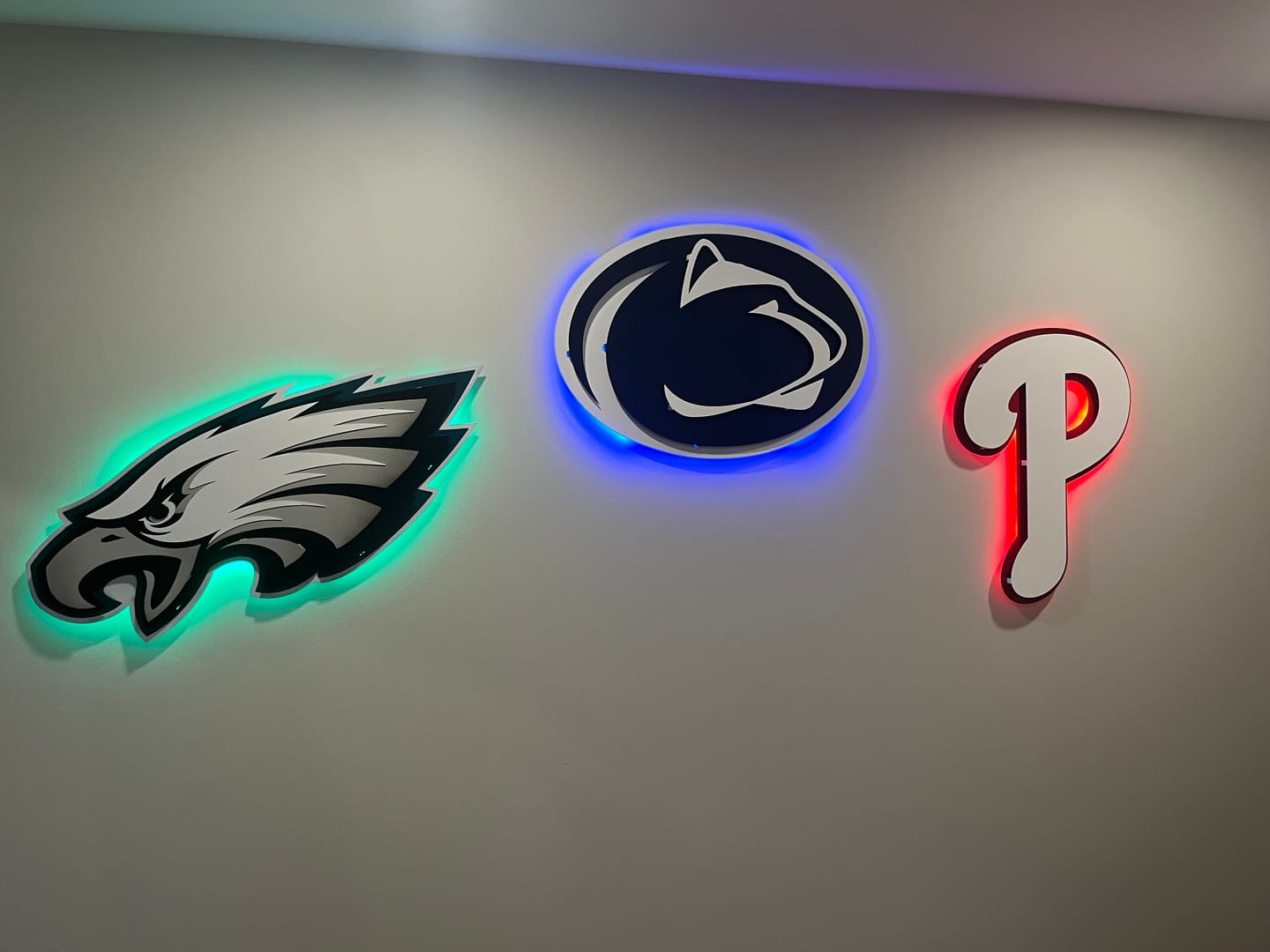 Customer photo review of Penn State Nittany Lions 3D Metal Wall Art