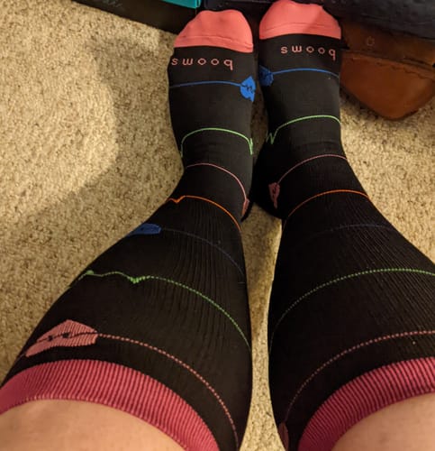 Customer photo review of Closed Toe: 15-20 mmHg - CHAMPION