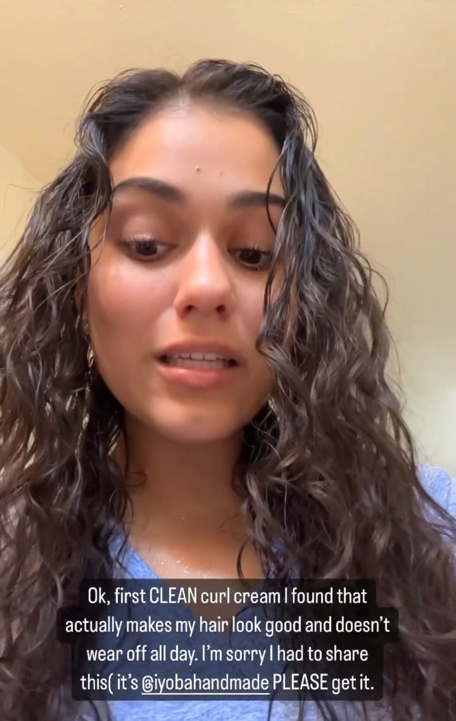 Customer photo review of Organic Curl Cream
