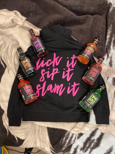 Customer photo review of Sour Puss Mixed 6-Pack + Hoodie
