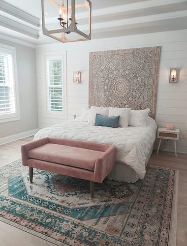Customer photo review of Tête de Lit Mandala Vintage Blanc - Queen Size 150 cm