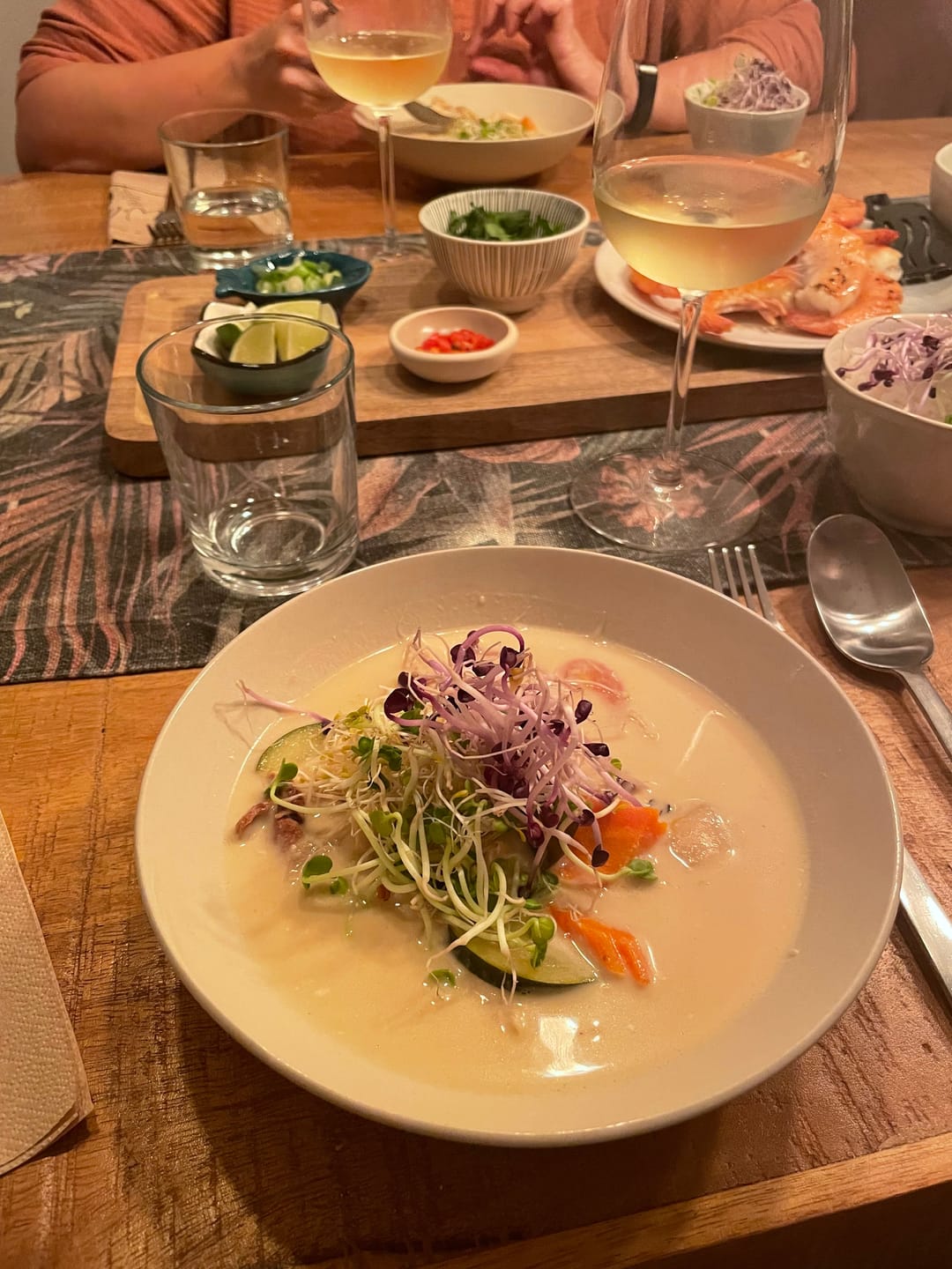 Customer photo review of Rette mich! Tom Kha Kochbox (für 3-4 Portionen) in der Schilfgrastasche