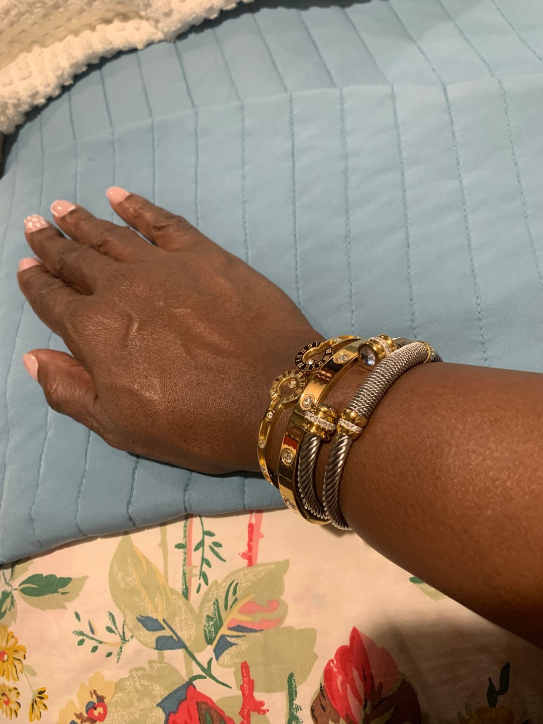 Customer photo review of Ana Lucia Bracelet Stack