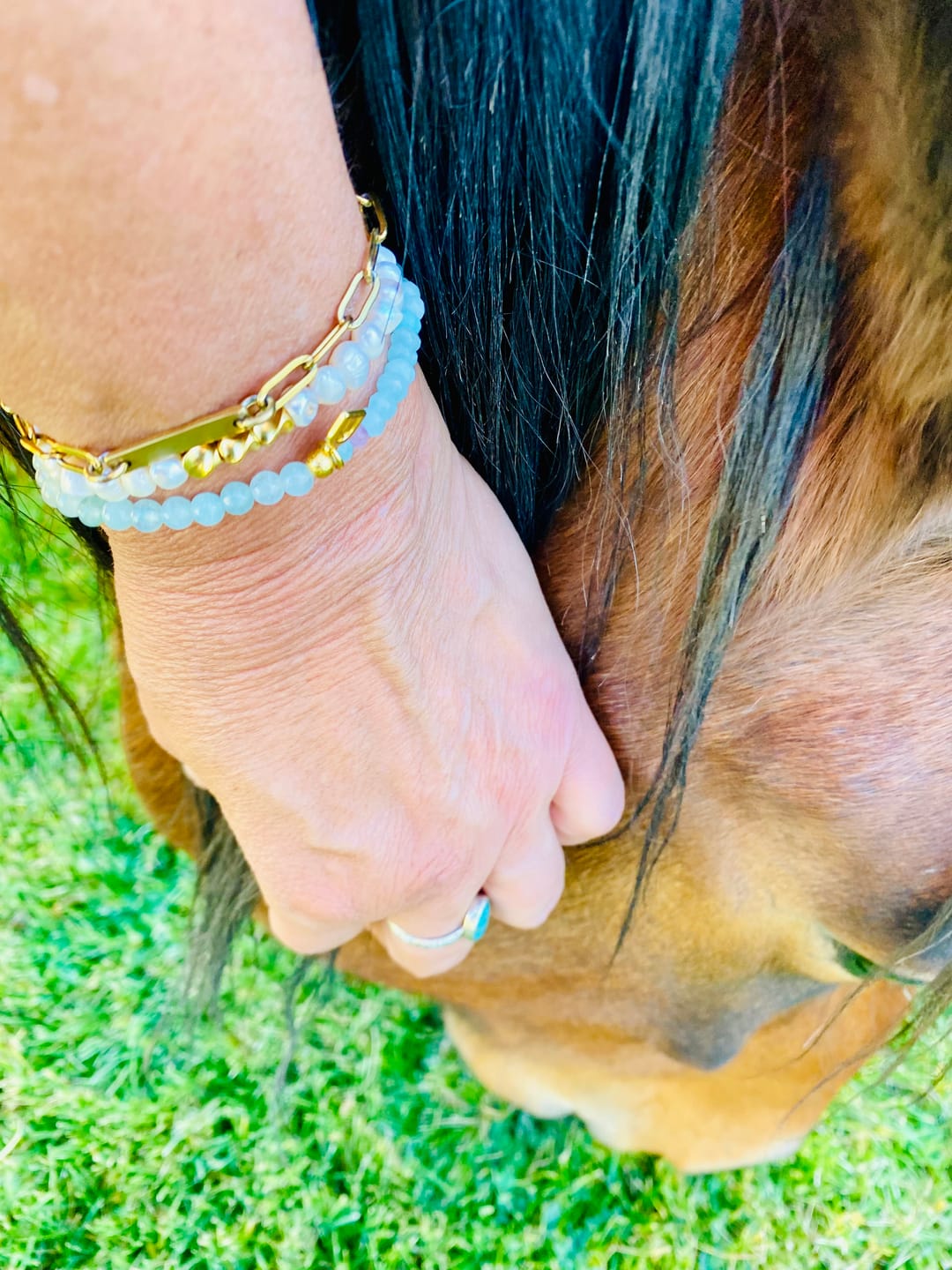 Customer photo review of Strength Bracelet
