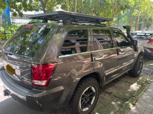 Customer photo review of WK / XK Hidden Winch Mount 2005 - 2010