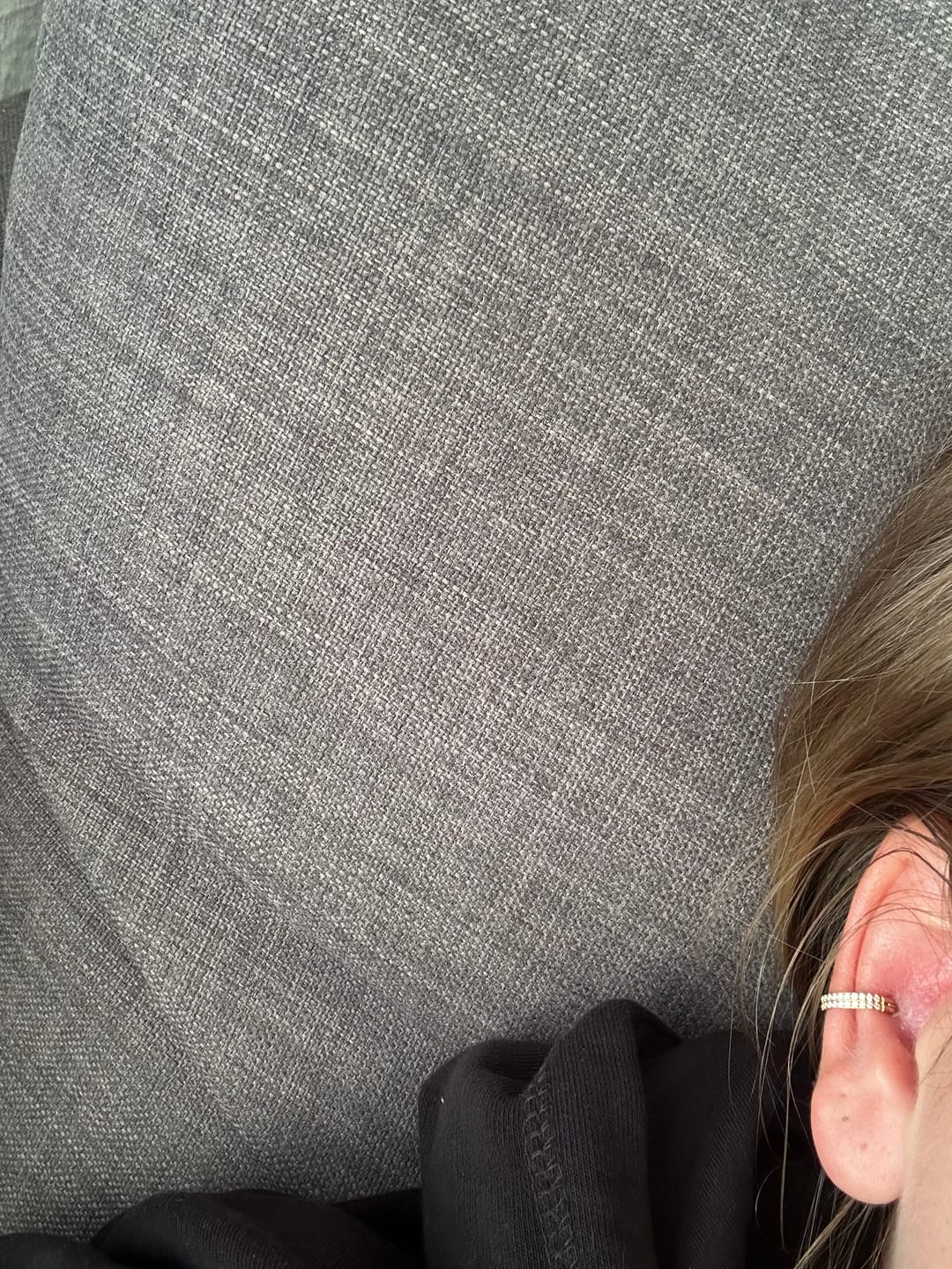 Customer photo review of Double Conch Piercing | Titan