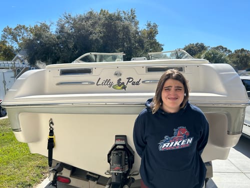 Customer photo review of Custom Digital Boat Name Logo Design