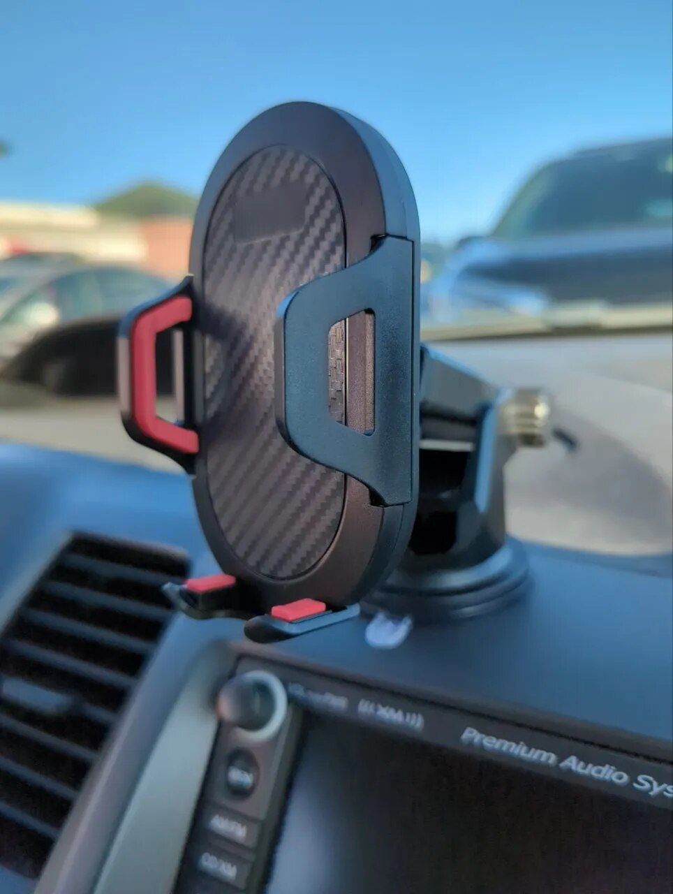 Customer photo review of Windscreen Sucker Universal Car Phone Holder