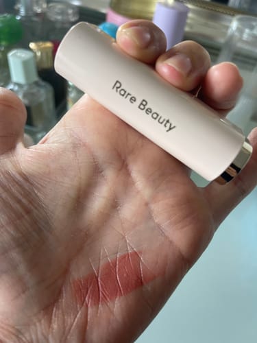 Customer photo review of Kind Words Matte Lipstick (Rose Mauve)