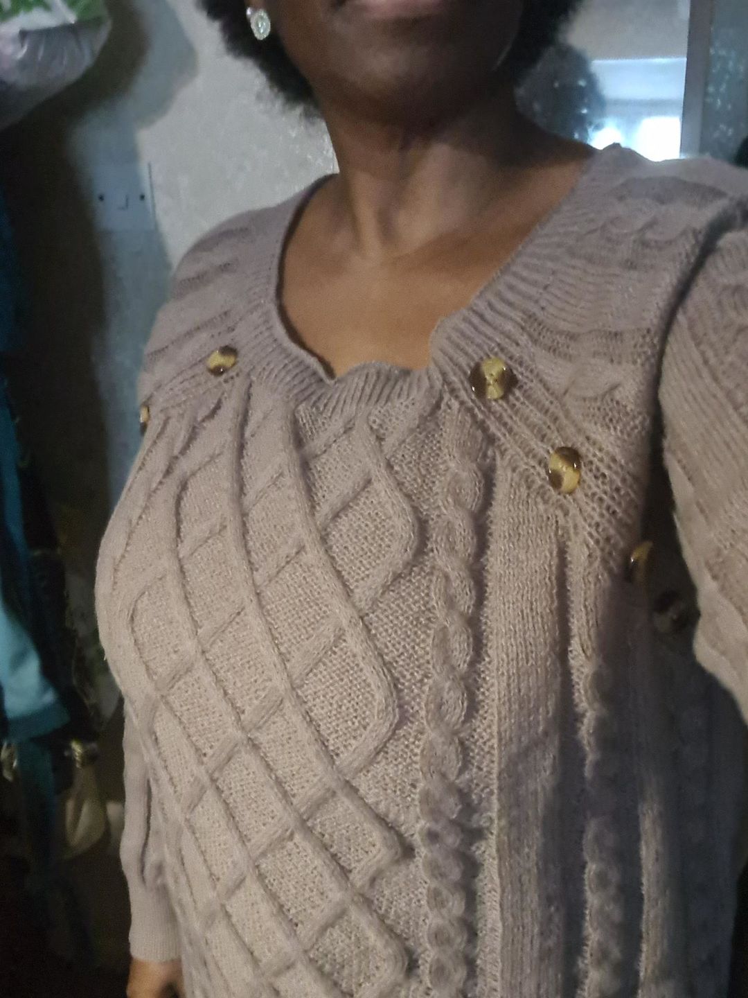 Customer photo review of Pull en Tricot pour Femme Cosy et Tendance