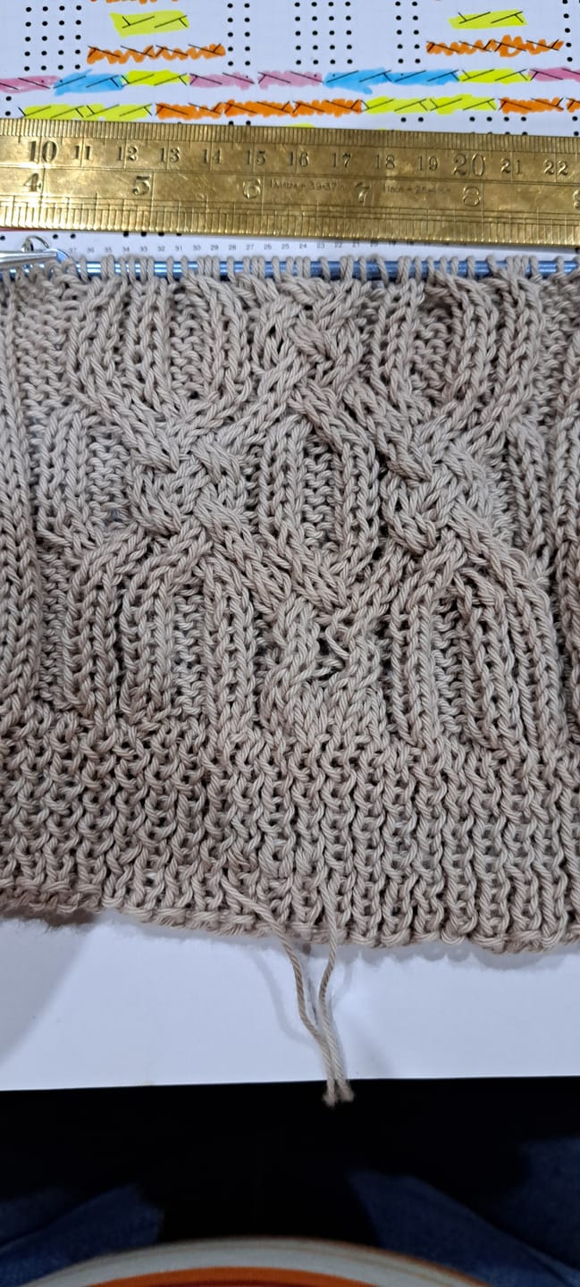 Customer photo review of Heirloom Cotton 4 ply