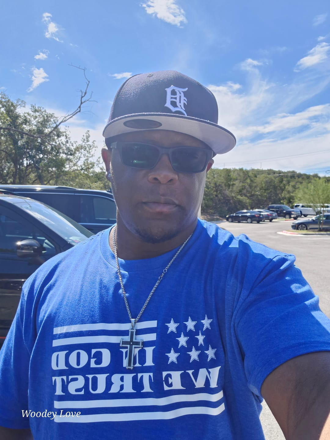 Customer photo review of In God We Trust Tee