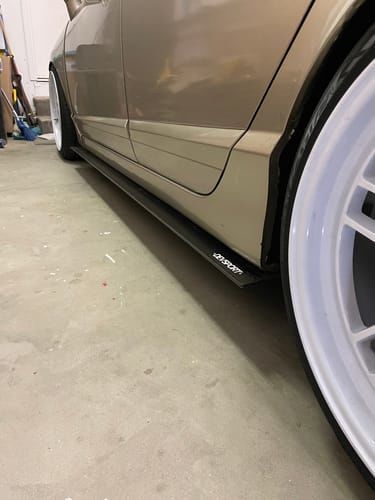 Customer photo review of DevSport Side Skirt Splitters (2006-2011 Honda Civic Sedan)
