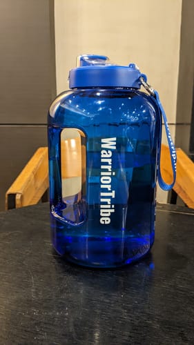 Customer photo review of WarriorTribe Gallon Bottle