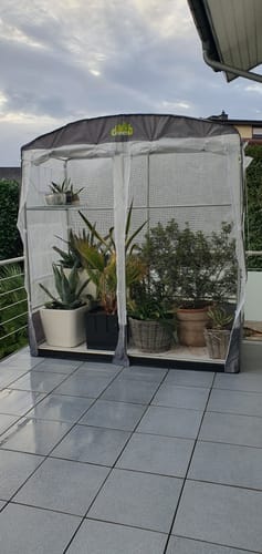 Customer photo review of Überwinterungszelt "Patioflora 200/XL" für Pflanzen L 200 x B 100 x H 220 cm