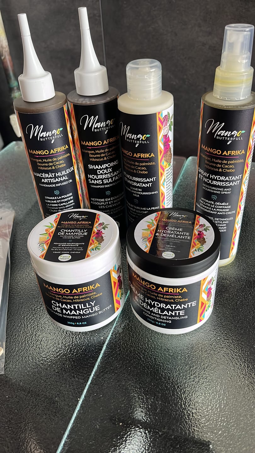Customer photo review of Pack Routine MANGO AFRIKA - 6 produits