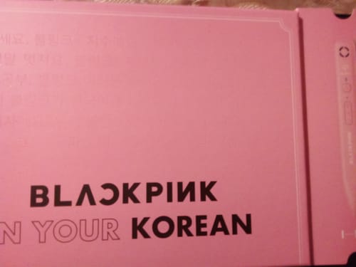 Customer photo review of BLACKPINK In your Korean (Global Edition)