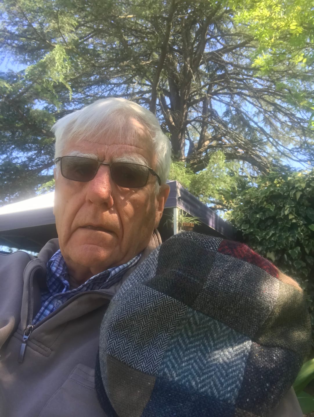 Customer photo review of Vintage Cap Patchwork Tweed