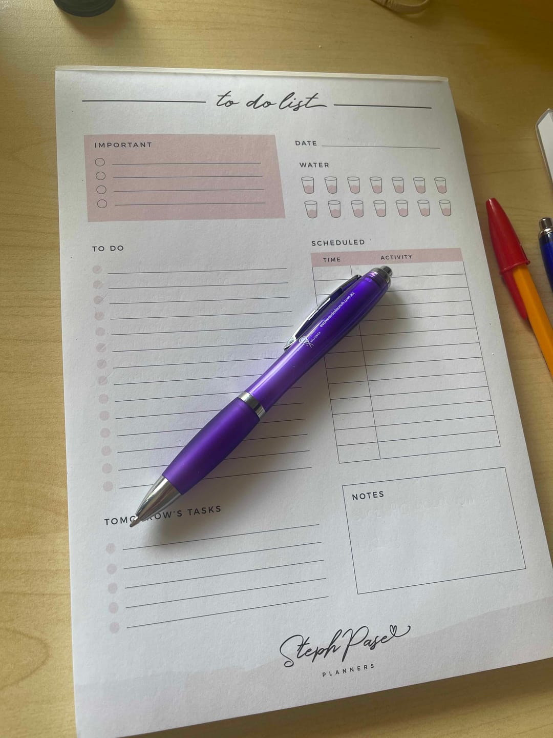 Customer photo review of To-Do List Notepad