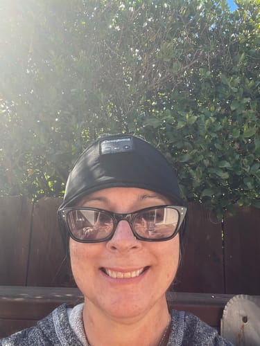 Customer photo review of CozyBand Wireless Headphones