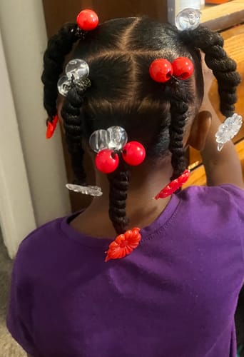 Customer photo review of Kid's Super healthy Hair kit