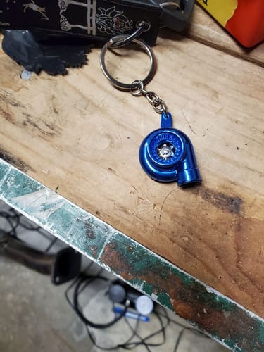 Customer photo review of Turbo Keychain