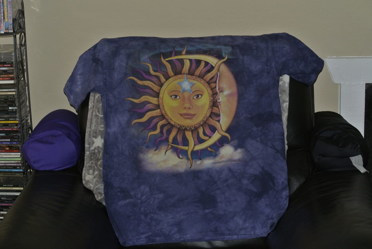 Customer photo review of Sun Moon and Star Tie Dye T Shirt