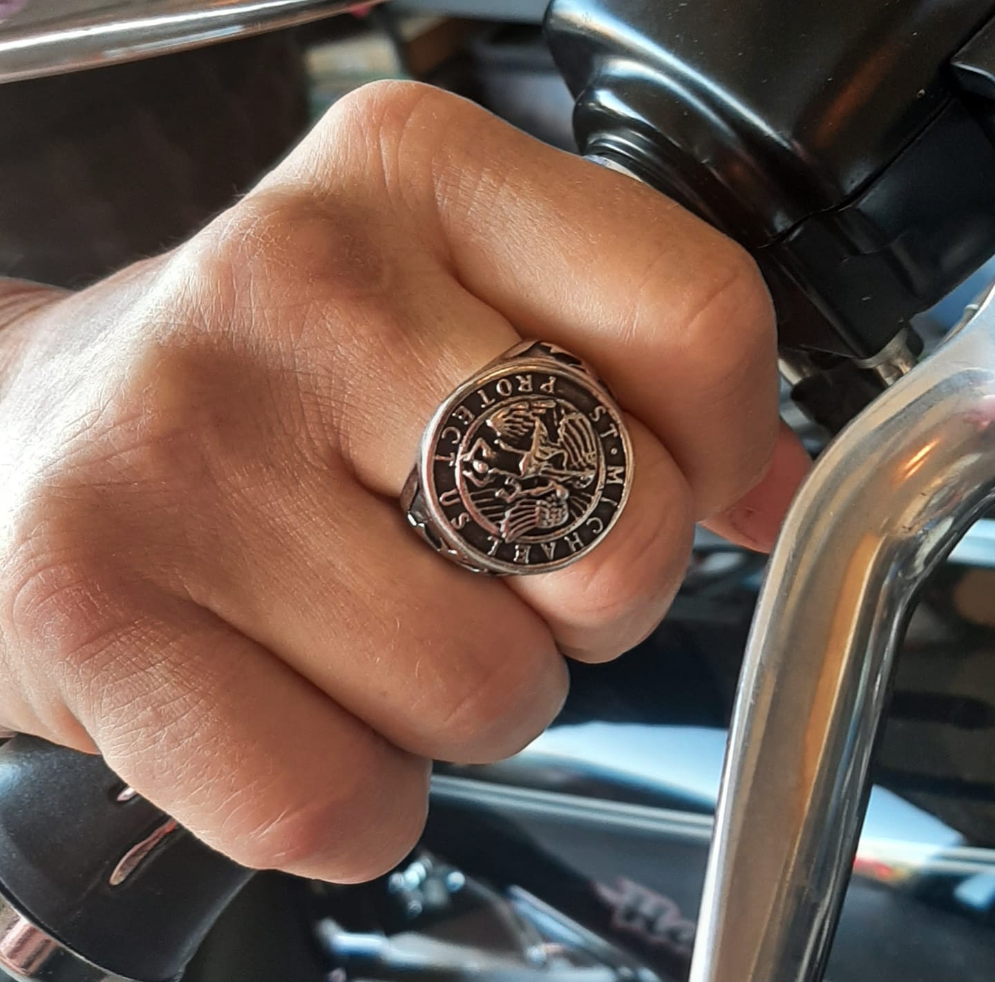 Customer photo review of SAINT MICHAEL.