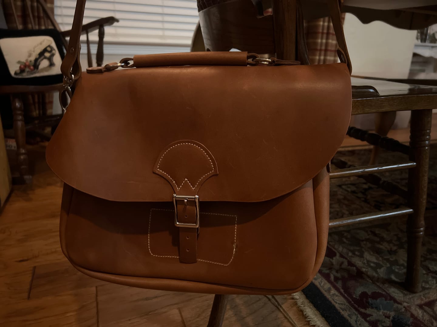Customer photo review of No.88 | Leather Saddlebag Satchel Bag (Digital Pattern)
