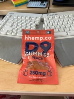 Customer photo review of HH DELTA9 HEMP GUMMIES - WATERMELON (25mg)
