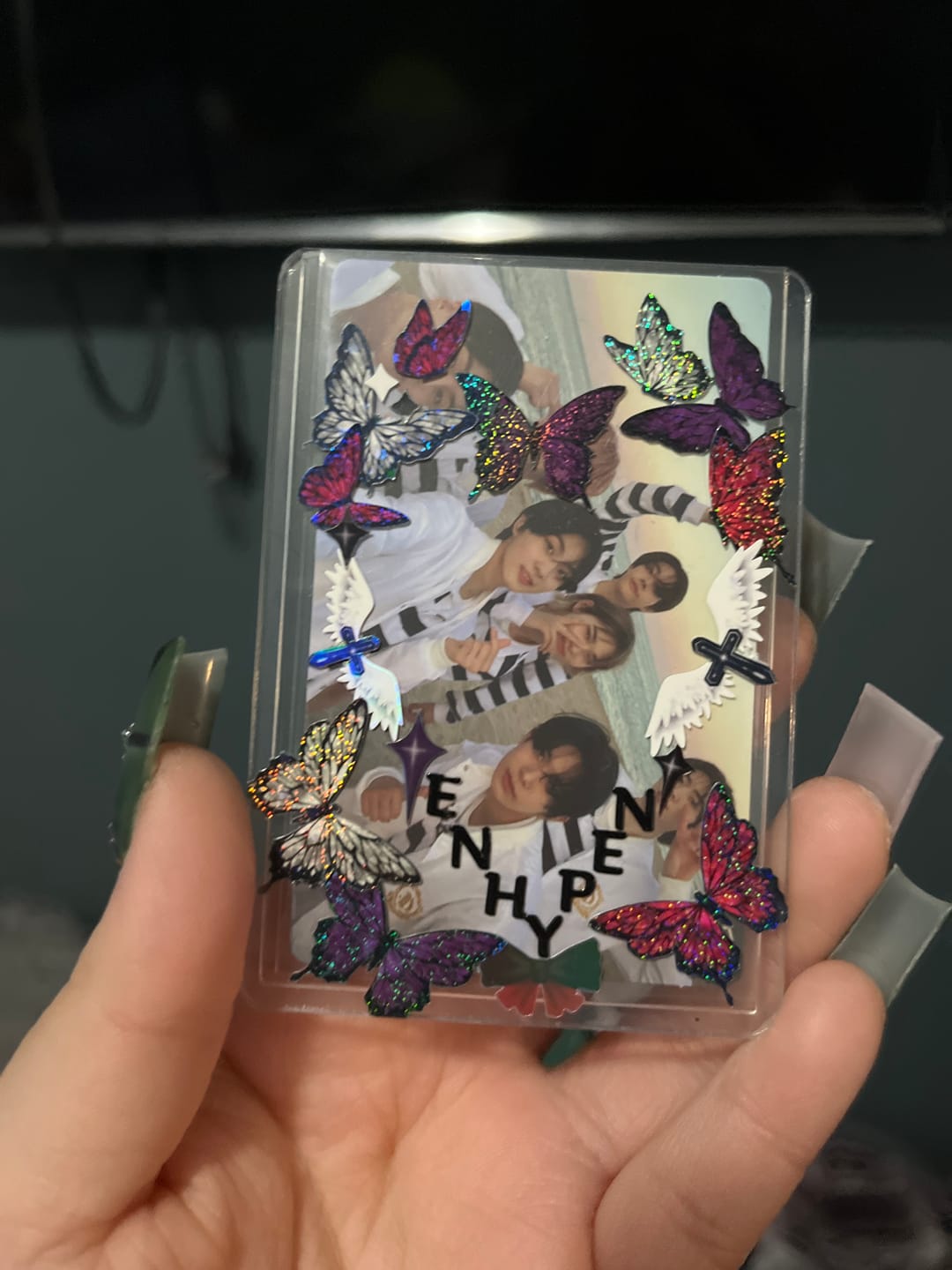Customer photo review of PREMIUM CLEAR PHOTOCARD TOPLOADER