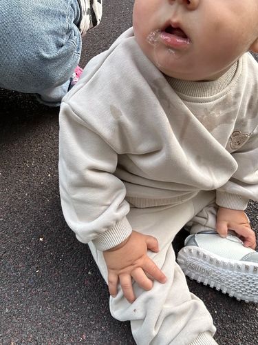 Customer photo review of Teddy Bear Jogger Set