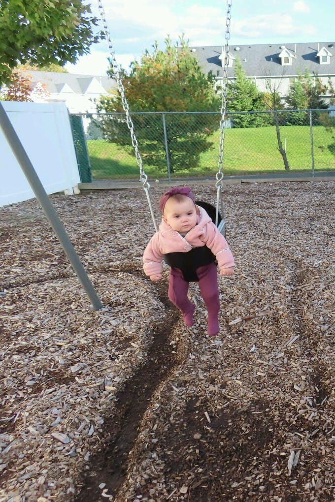 Customer photo review of The Snap Romper - Mulberry