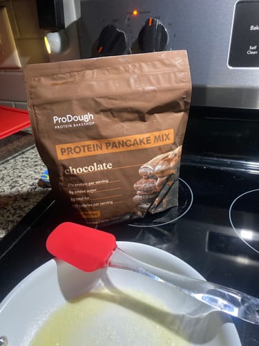Customer photo review of Buttermilk Protein Pancake & Waffle Mix