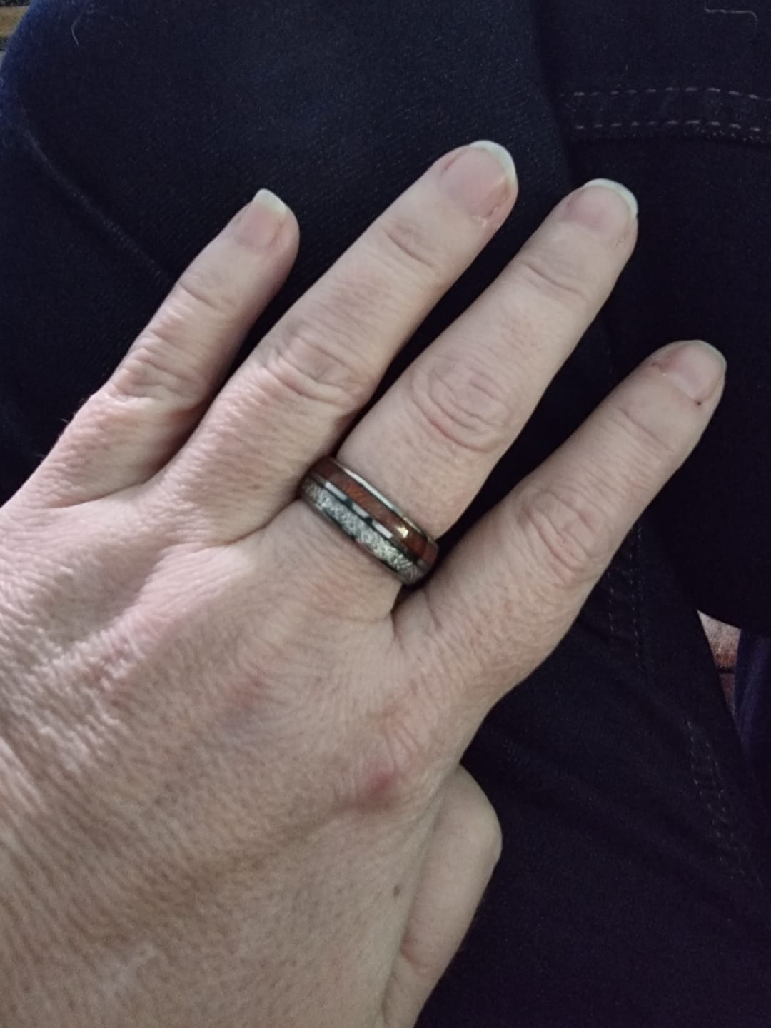 Customer photo review of The Harold Arrow 6mm Wonder Ring