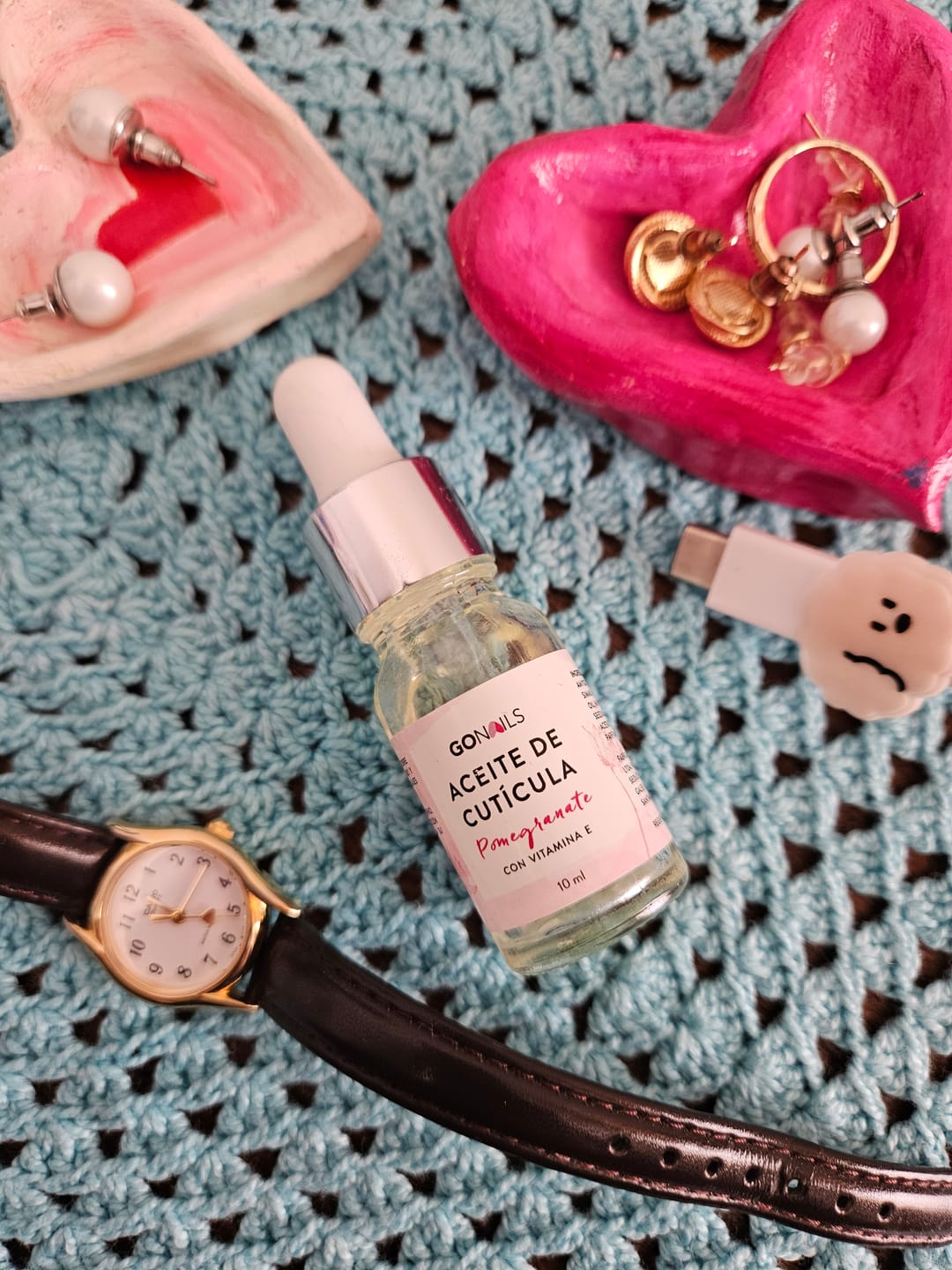 Customer photo review of Aceite de Cutículas  - Pomegranate