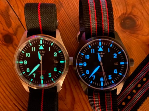Customer photo review of Far-Far Klassisk Pilotklokke Helsort