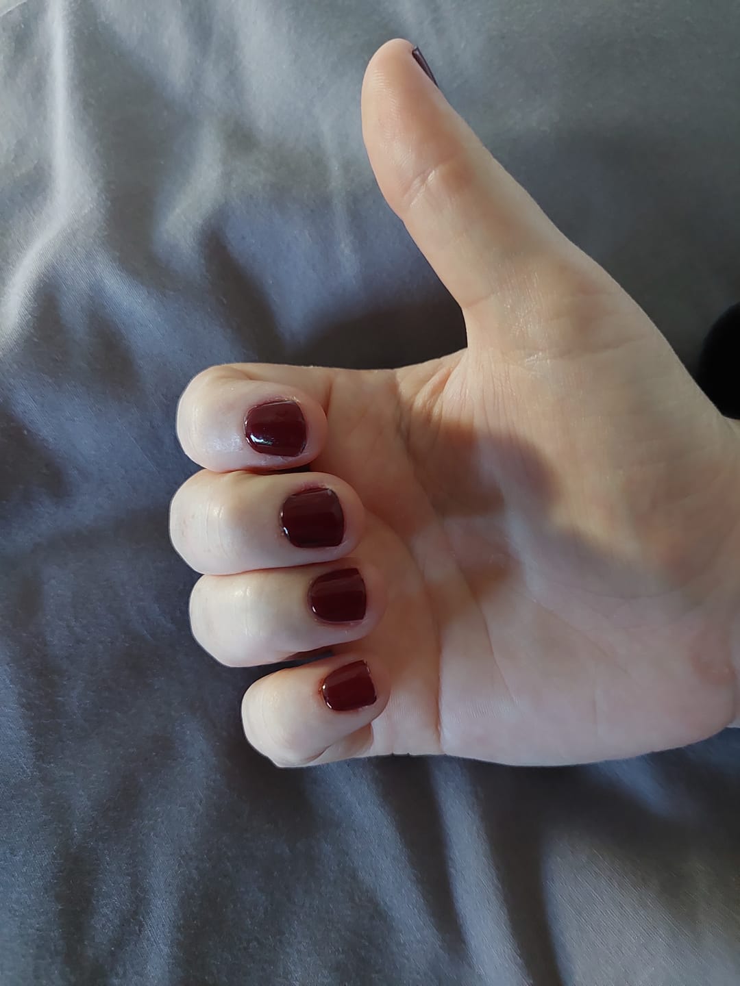 Customer photo review of Sweet Cherry DIY Semicured Gel Nail Sticker Kit