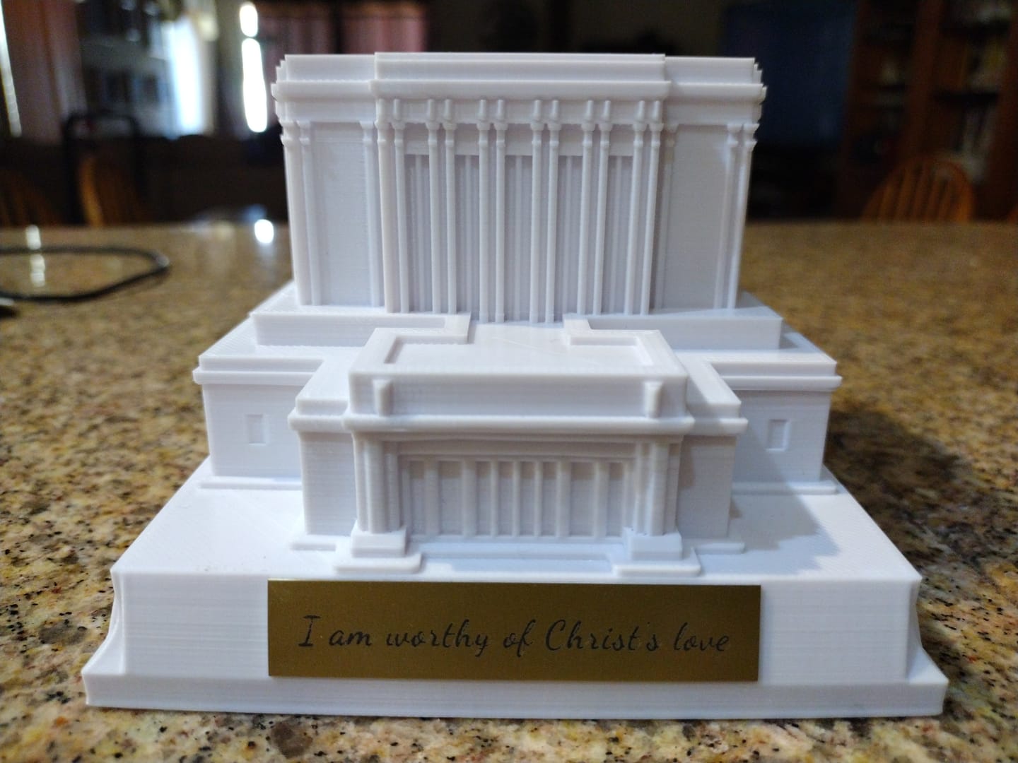 Customer photo review of Inscription Plaque