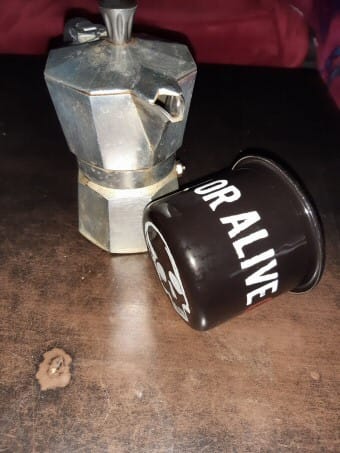 Customer photo review of DEAD OR ALIVE COFFEE No3 – 100% Robusta. Stark. Vollmundig. Espresso.
