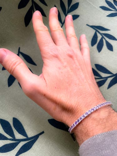Customer photo review of Tennis Bracelet - Viola