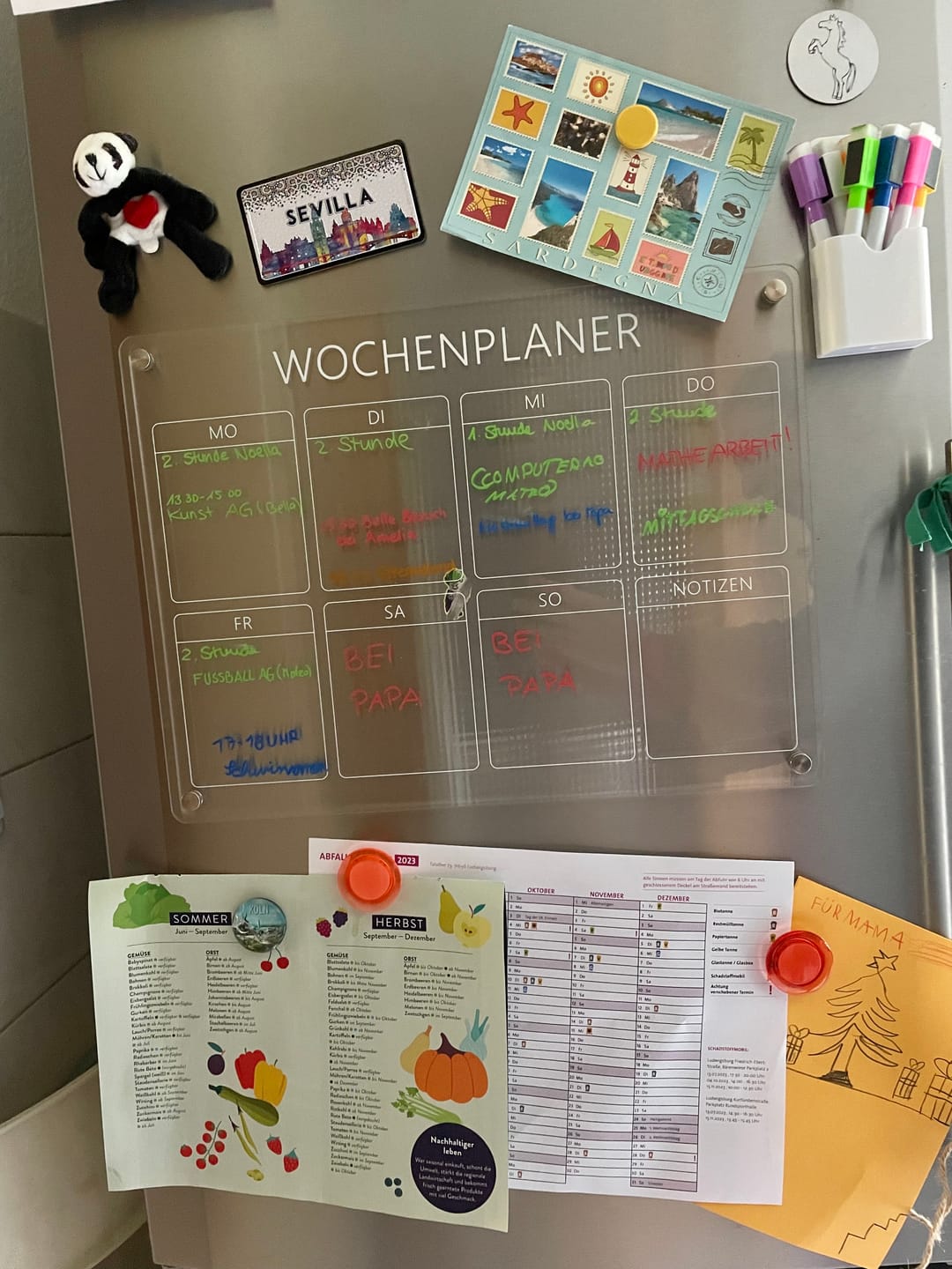 Customer photo review of Kühlschrankplaner "Wochenplan"