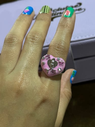 Customer photo review of Cosmic Mermaid Silver Ring