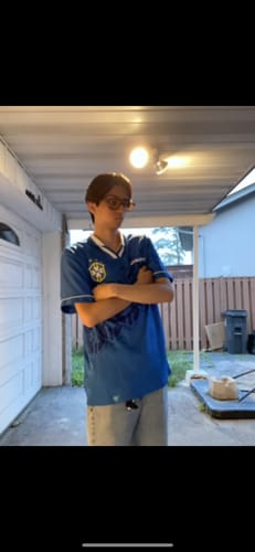 Customer photo review of Vintage Brazil 1994 Umbro Jersey Size Large