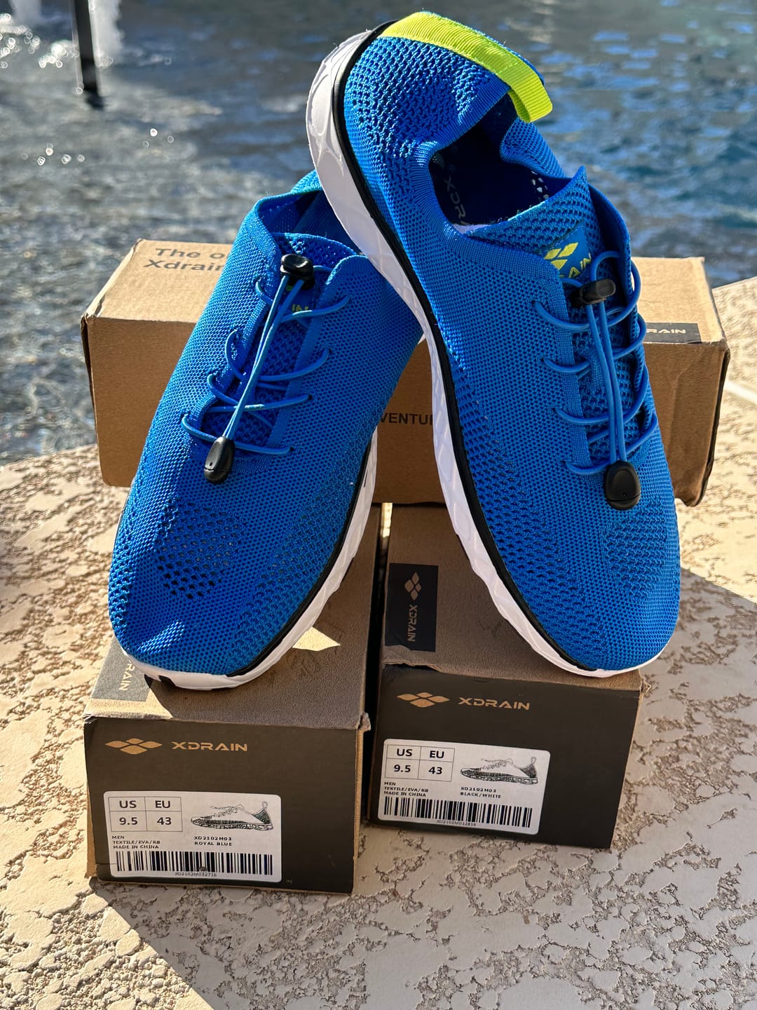 Customer photo review of Aleader Men's Xdrain Pro Knit Water Shoes