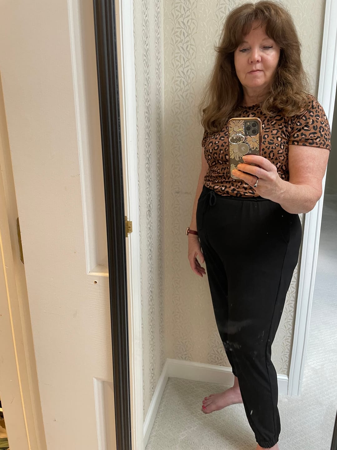 Customer photo review of Brigitte Brianna Crew Neck Tee