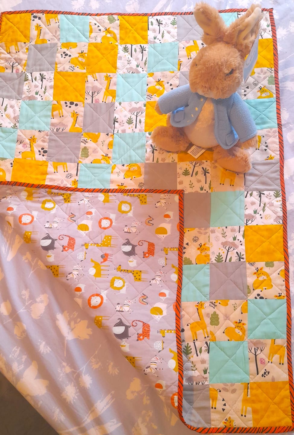 Customer photo review of Plain 14 Piece Cotton Fat Quarter Bundle - Big Pack