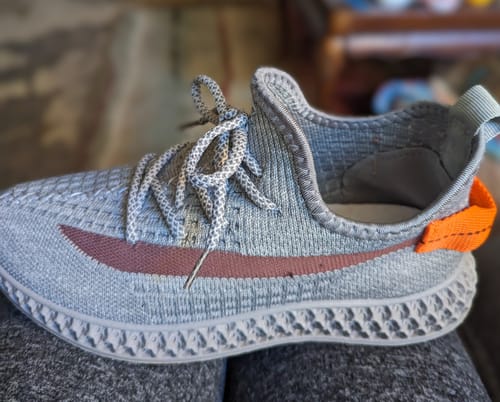 Customer photo review of Net Surface Breathable Sneakers for Women