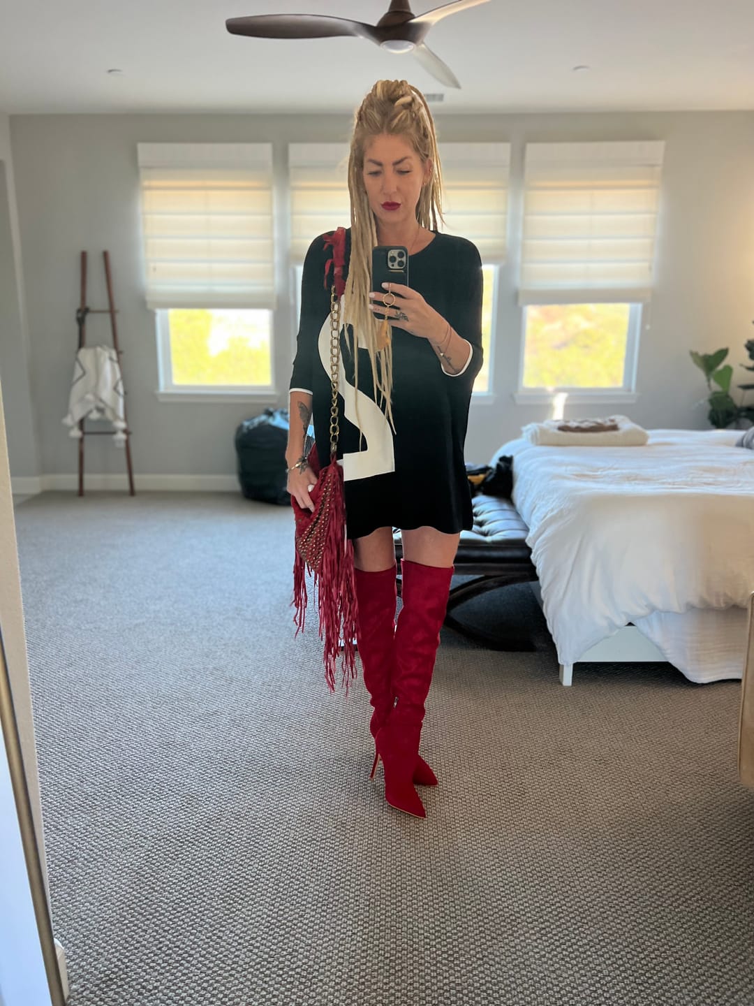 Customer photo review of Relaxed Tunic Dress